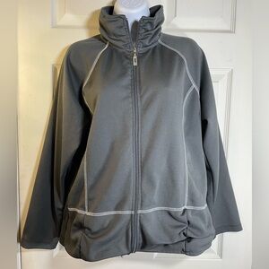 Silver Jeans Dark Gray Zip up Jacket